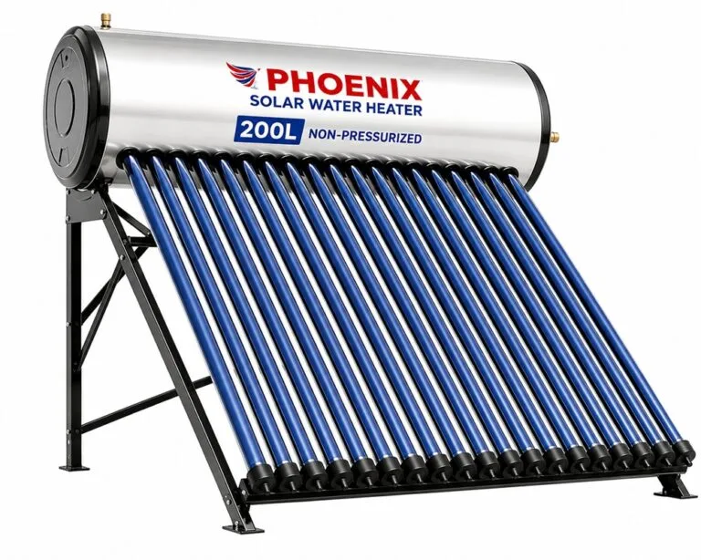 200L Phoenix Solar Water Heater Non-Pressurized Kenya