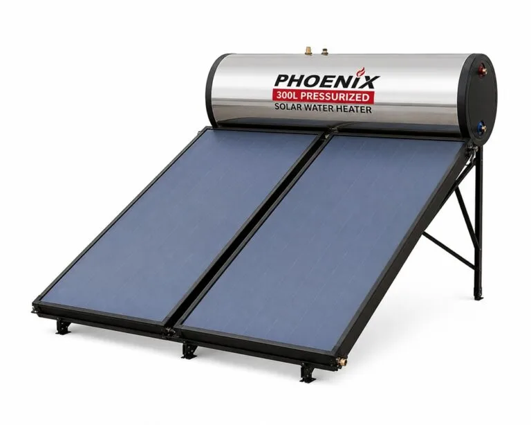 Phoenix 300L Pressurized Flat Panel Solar Water Heater Kenya
