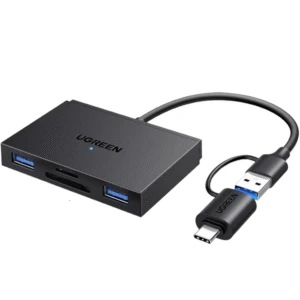 UGREEN 4-in-1 Card Reader with USB-C & USB-A 2-in-1 interface – UG-45167