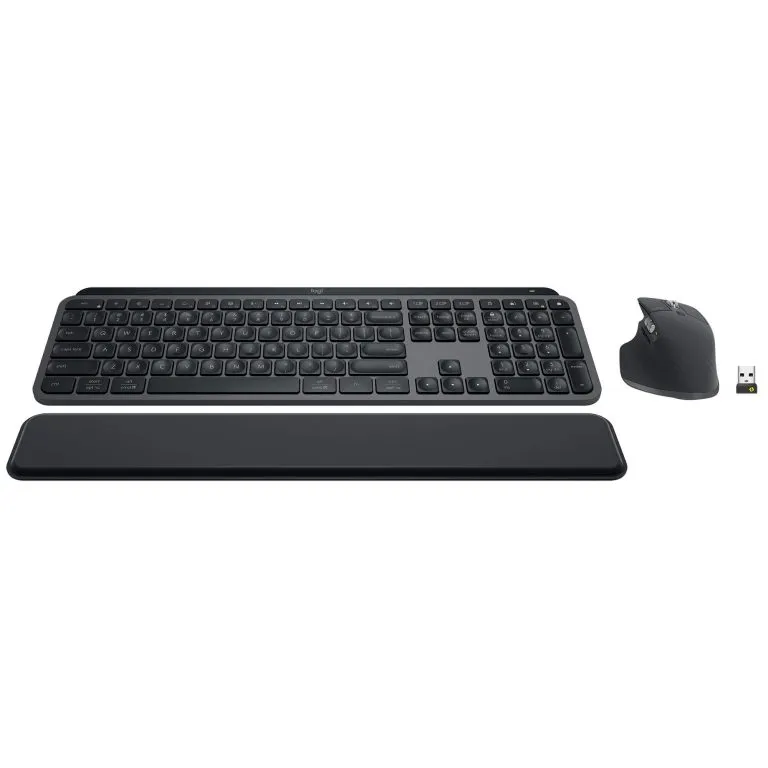 Logitech MX Keys S Wireless and Bluetooth Keyboard & Mouse Combo
